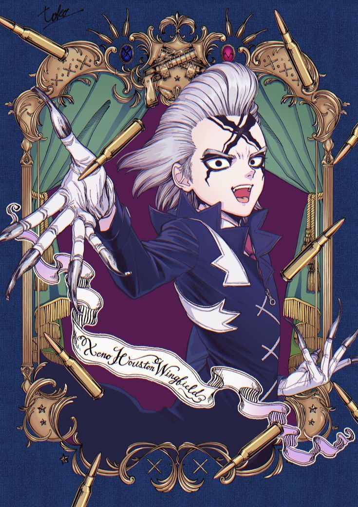• 𝕿𝖍𝖊 𝕯𝖆𝖗𝖐 𝕾𝖚𝖓 𝕶𝖓𝖎𝖌𝖍𝖙 • (AU)
.
Dónde Xeno es un Rey tirano y Stanley su fiel caballero...
.
.
.
Tuve una pequeña idea cuando desperté hoy y no planeo que dure mucho, es mi primer AU 💔
#DrStone #stanxeno #DrStoneAU