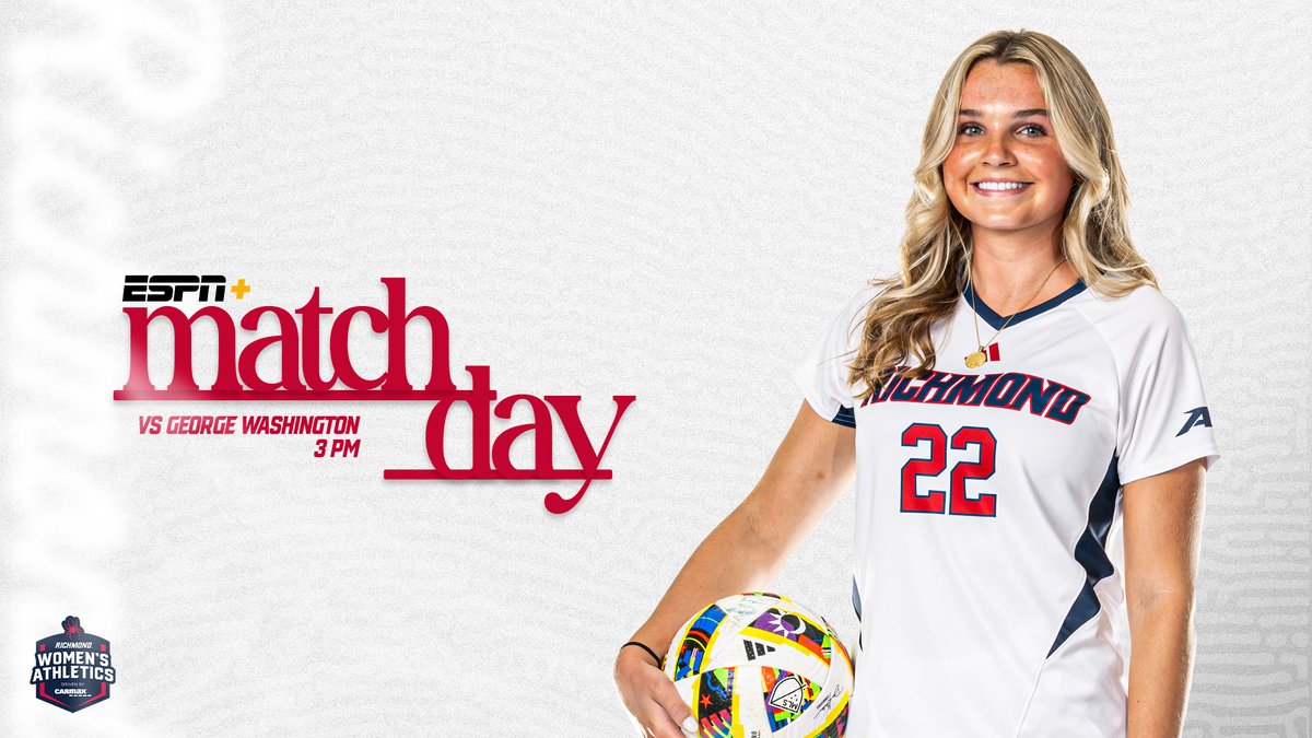 𝐑𝐨𝐮𝐧𝐝𝐢𝐧𝐠 𝐨𝐮𝐭 𝐇𝐎𝐂𝐎 𝐰𝐞𝐞𝐤𝐞𝐧𝐝! 🕷️⚽️

<a href="/SpiderAthletics/">Richmond Athletics</a> // #OneRichmond
📍 – Richmond, Va. / President's Field 
🆚 – <a href="/GWWomensSoccer/">GW Women's Soccer</a> 
🕐 – 3 p.m. 🚨
🎥 – spides.us/4ncJkmE
📈 – spides.us/3Wd3rpO