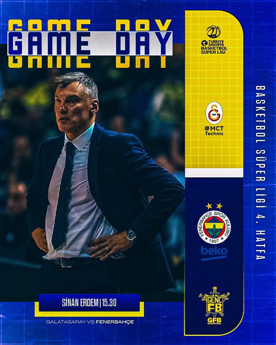 🏀 GAME DAY!

🏆 Türkiye Sigorta BSL 4. Hafta
🆚 Galatasaray MCT Technic
🕗 15.30
📍 Sinan Erdem Spor Salonu