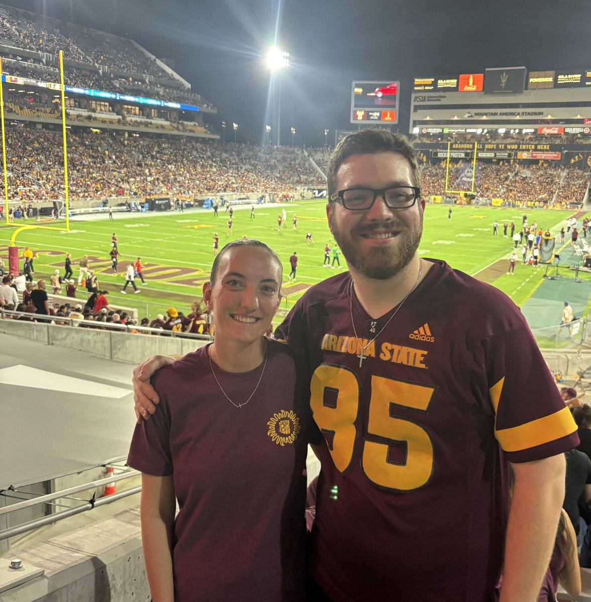Are you this week’s #FaniformMVP? Simply post of picture of you at the game, include the #FaniformMVP hashtag, and tag &amp; follow <a href="/SunDevilBooks/">Sun Devil Campus Stores</a> and <a href="/ASU_Uniformity/">Uniformity</a> for a chance to win a $50 gift card!