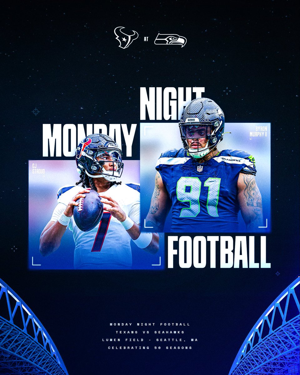 Monday night under the lights.