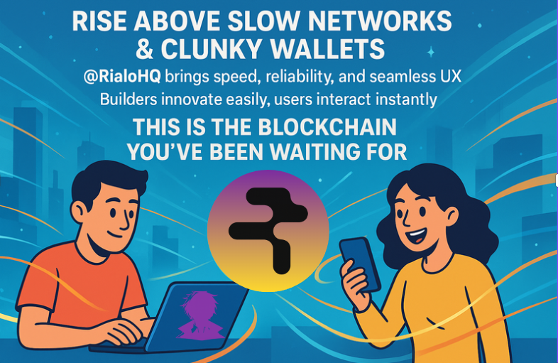 findyrslf's tweet photo. 🚀 Rise above slow networks &amp; clunky wallets. 

@RialoHQ brings speed, reliability, and seamless UX. 
Builders innovate easily, users interact instantly. 

This is the blockchain you’ve been waiting for. https://t.co/WsE9h1b4nN