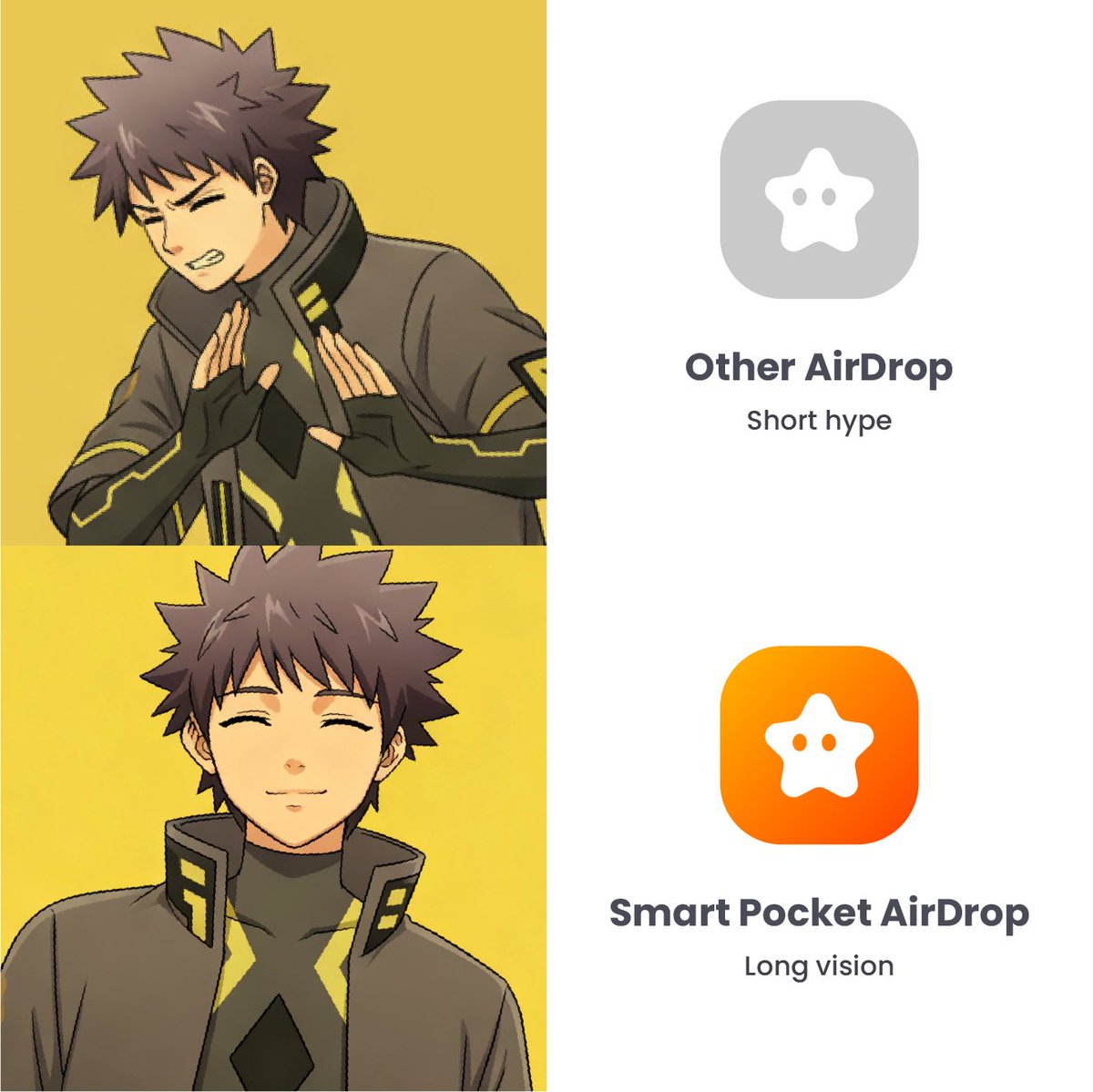 Smart Pocket AirDrop✨

RP &amp; Drop your $SOL wallet.
48hrs.