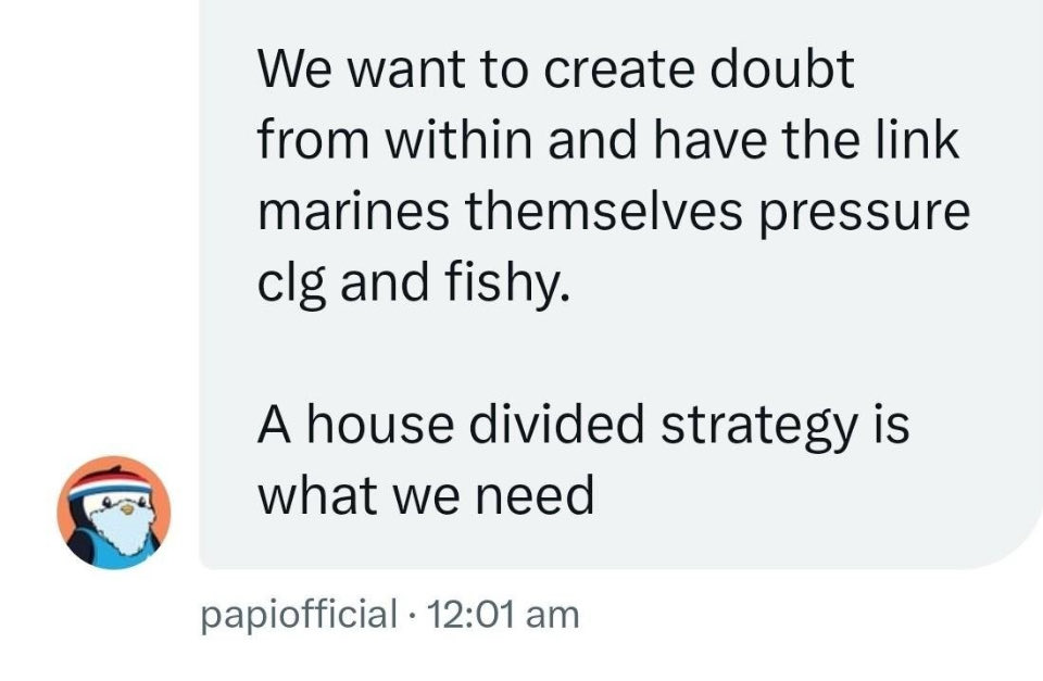 Well that completely backfired

Haven’t seen LINK marines this united since Zeus Capital