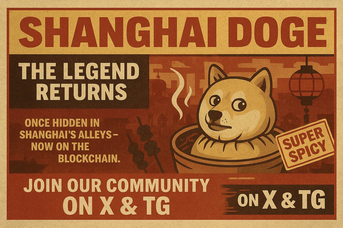 ShangDoge's tweet photo. Taste the legend… if you dare 🌶️

New competition starts now on TG ‼️ 

The member who invites the most new members to the group receives 3,000 token airdrop during pre-launch 🚀 

We’ll tally the winner in 24 hours ⏰ 

#solanamemecoin #memecontest #dogecoin https://t.co/xrd2ddd1Tp