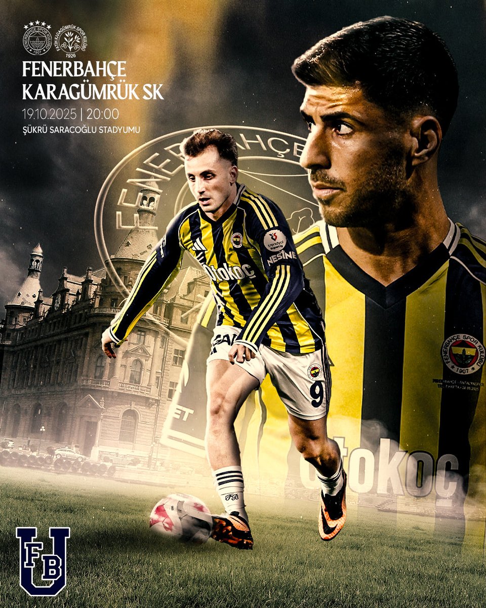 🏆 Trendyol Süper Lig
⚽️ Fenerbahçe - F. Karagümrük
🏟 Fenerbahçe Şükrü Saracoğlu Spor Kompleksi
🕤 20:00
#FenerinMaçıVar
