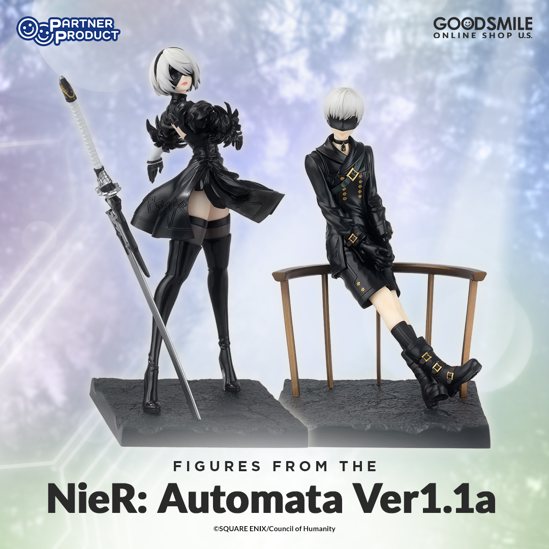 Their mission is endless, but your shelf could be their sanctuary. YoRHa Units 2B and 9S are ready to fight for humanity while looking flawless in these stunning partner figures. Grab them now at GOODSMILE ONLINE SHOP US!

Shop: goodsmile.link/046mMi

#NieRAutomata #Goodsmile