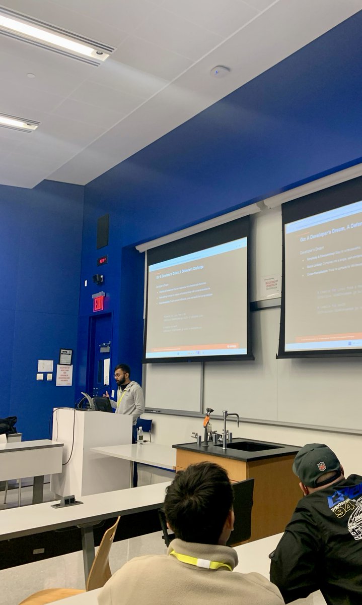BSidesNYC's tweet photo. The Allure of Go’s Cross-Platform Capability: A Gateway for Threat Actors to Mac and Linux

Anmol Maurya from Palo Alto Networks explains how attackers use Go to target Mac and Linux and what defenders need to know. #BSidesNYC https://t.co/B2gsFeremi