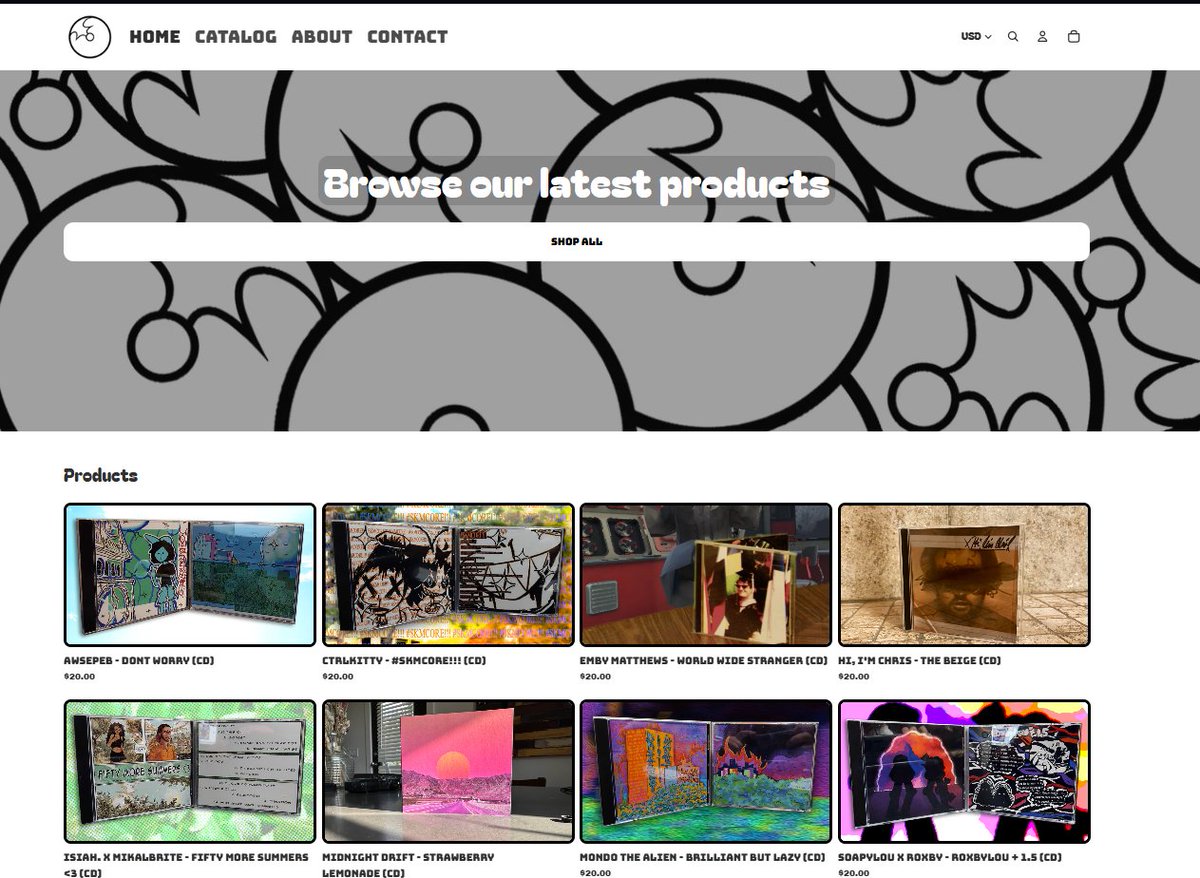 hey did you know some friends and I run a CD printing company called Big Things ITW? It's legit one of my fav things I've ever worked on. We dropped some new stuff in the last couple of days. You should check it out! We work with the best artists ever. 

<a href="/BigThingsITW/">BIG THINGS ITW</a>