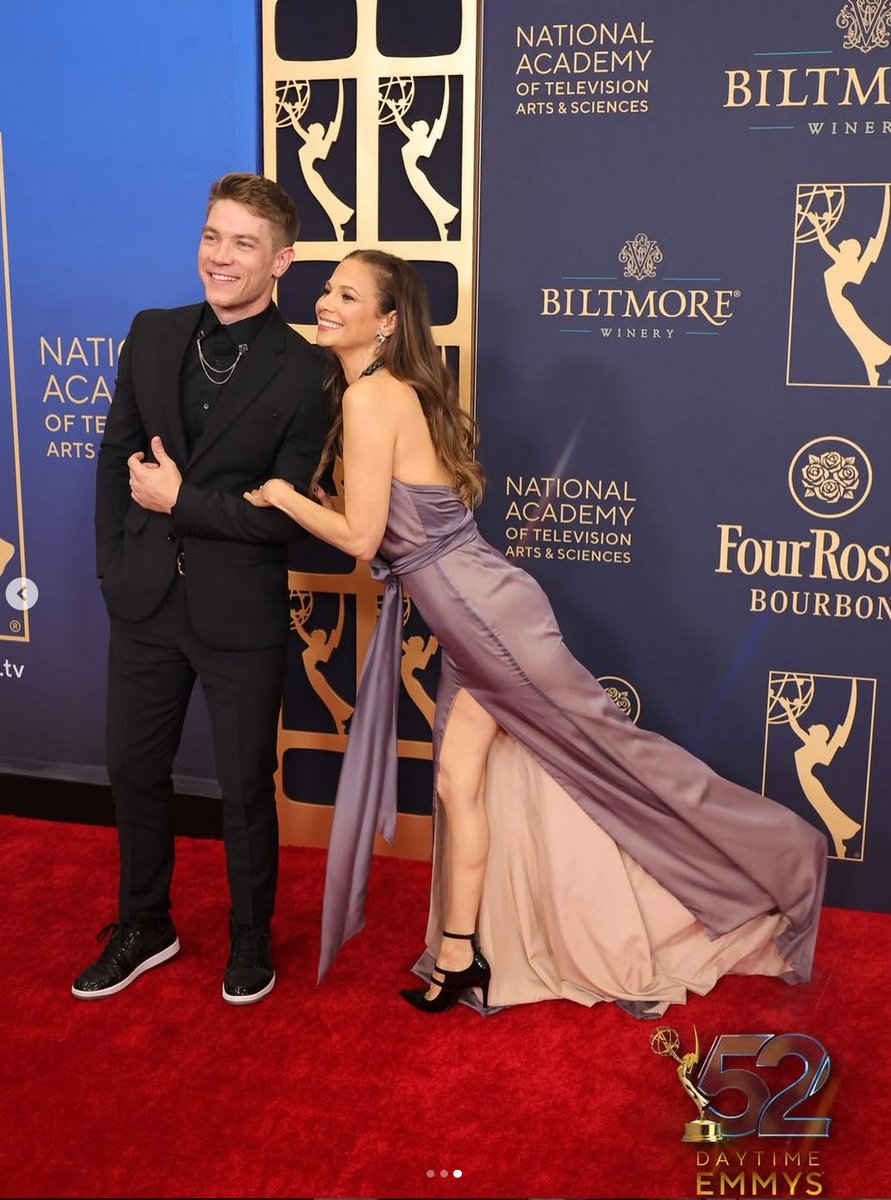 SteveKaylaGroup's tweet image. Cutie Lucas Adams at the #DaytimeEmmys.  Also with his new #YR castmate Tamara Braun 

#Days