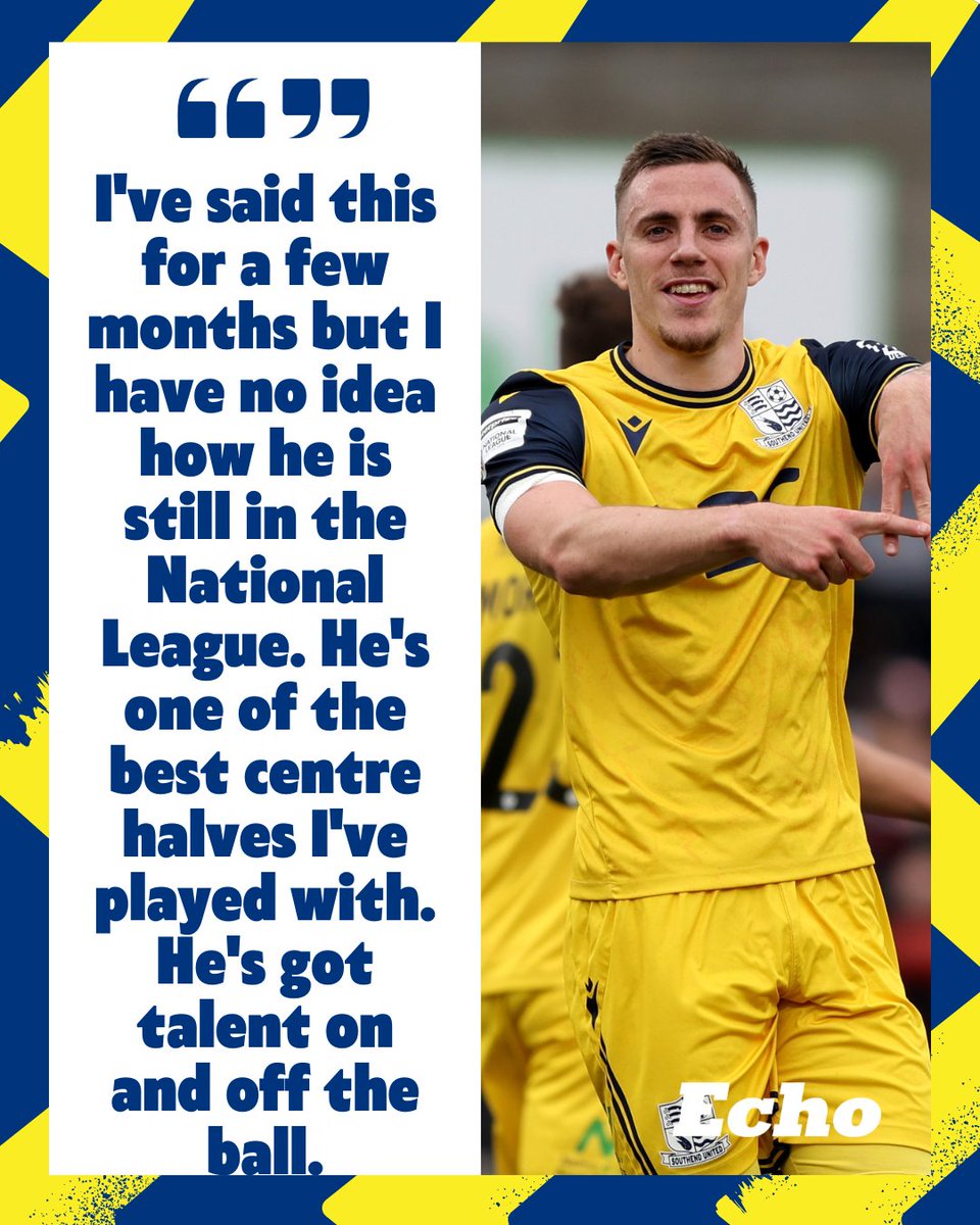Southend United defender Ben Goodliffe on Harry Taylor