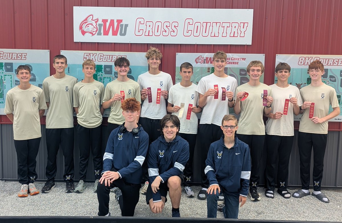 OakHillAthletic's tweet photo. News: OHXC Golden Eagles Finish Sectional Runner Up to State Ranked Yorktown Team Advancing to the Regional for the 26th Straight Year - Tippey, Hart, Clark, & Sommers All Top 15 All Sectional Performers https://t.co/4PnAUw6ZRO https://t.co/4LYd8a7UId