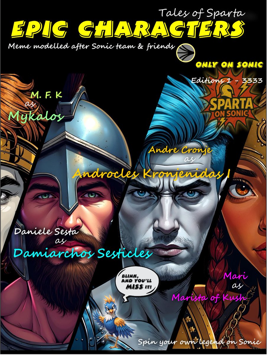spartaonsonic's tweet photo. This Is Sparta! On Sonic!!! From comic NFTs to GambleFi yield and a full-blown meme incubator — we’re building a universe that blends entertainment, finance, and fun into one explosive cultural platform. 
Let’s meme. Let’s play. Let’s conquer.
Be legendary. https://t.co/F7SRzqsiyS