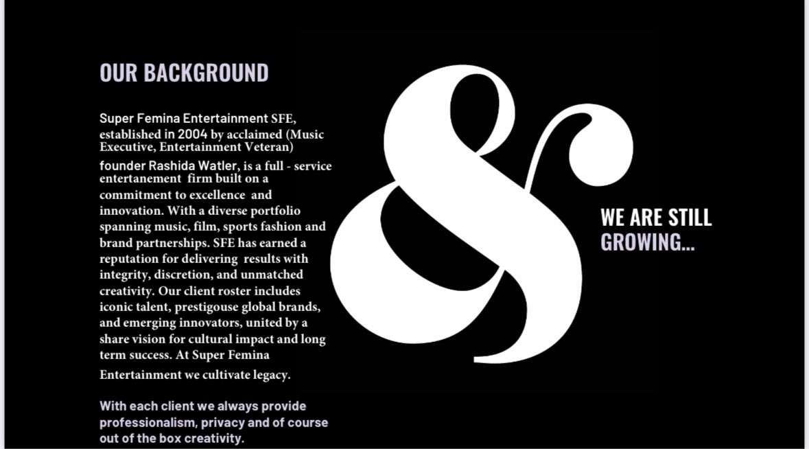 Super Femina Entertainment tweet media
