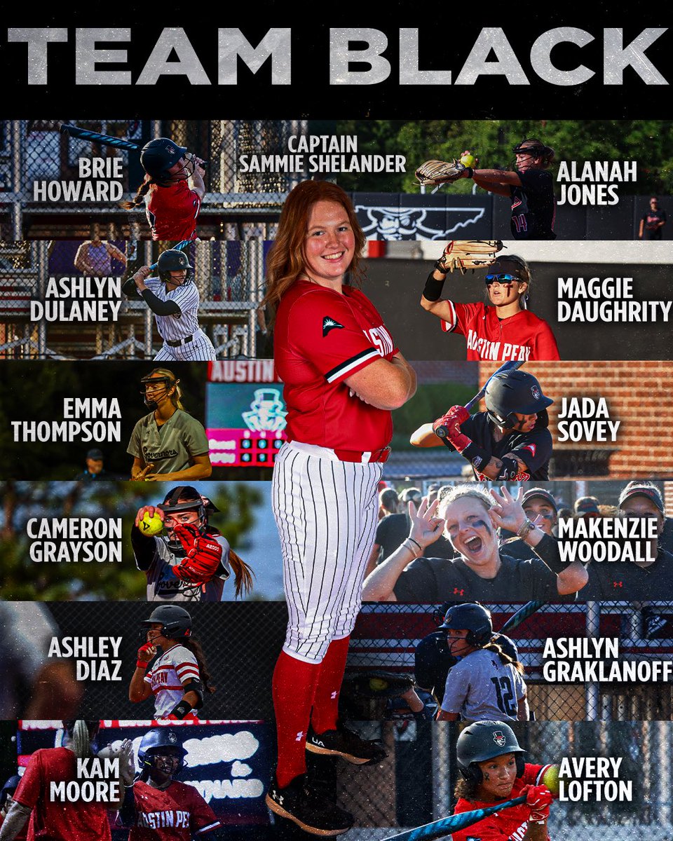 𝗧𝗲𝗮𝗺 𝗥𝗲𝗱 𝘃𝘀. 𝗧𝗲𝗮𝗺 𝗕𝗹𝗮𝗰𝗸. Who ya got?🎩🥎

🗓️ Oct. 21-23
⏰ 3:30 PM
📌 Cathi Maynard Park

#Team41 | #LetsGoPeay