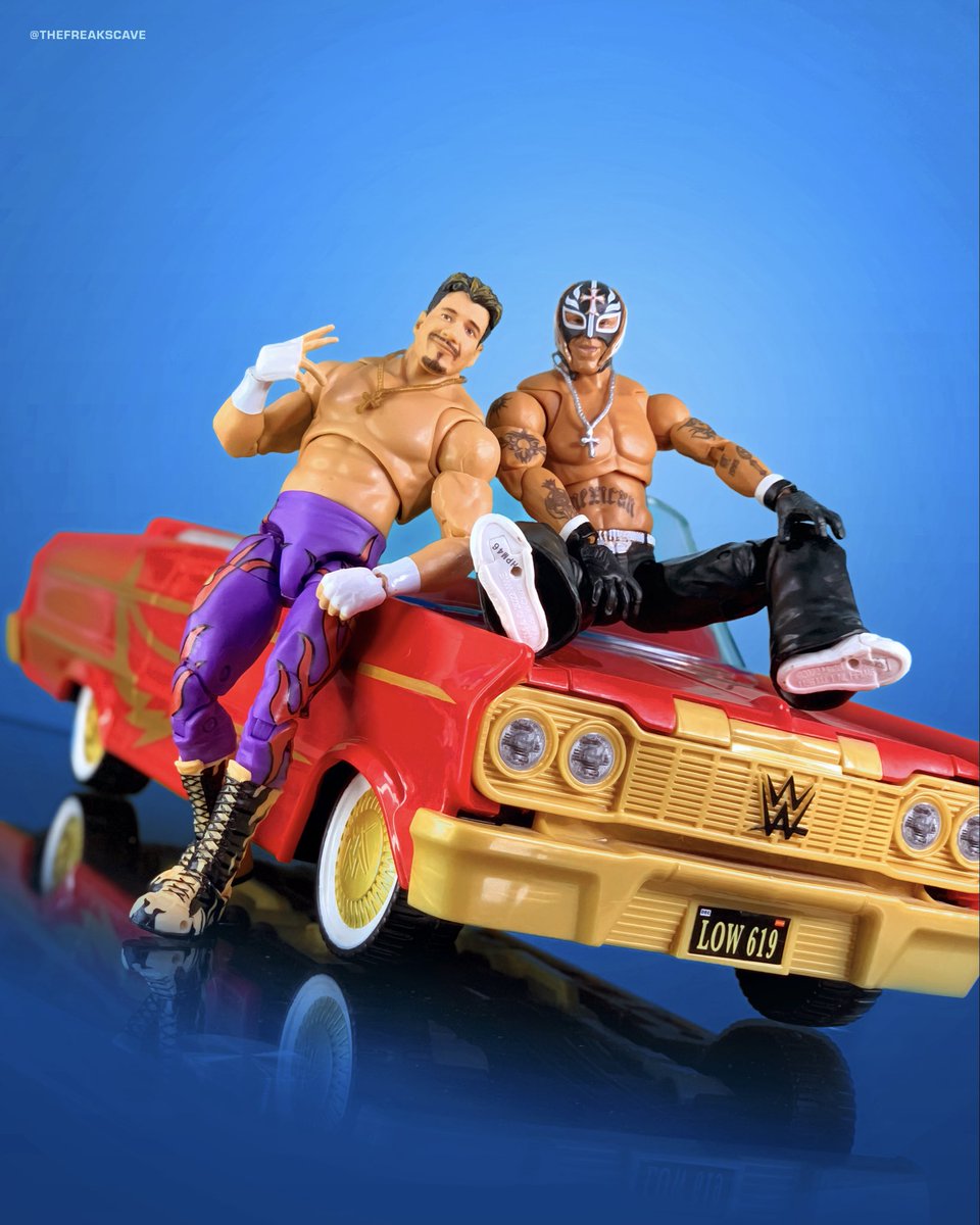 TheFreaksCave_'s tweet photo. VIVA LA RAZA 🇲🇽🔥

Eddie Guerrero &amp; Rey Mysterio Ultimate + Lucha Low Rider.

#WWE #EddieGuerrero #ReyMysterio @RingsideC https://t.co/3PALUV527F