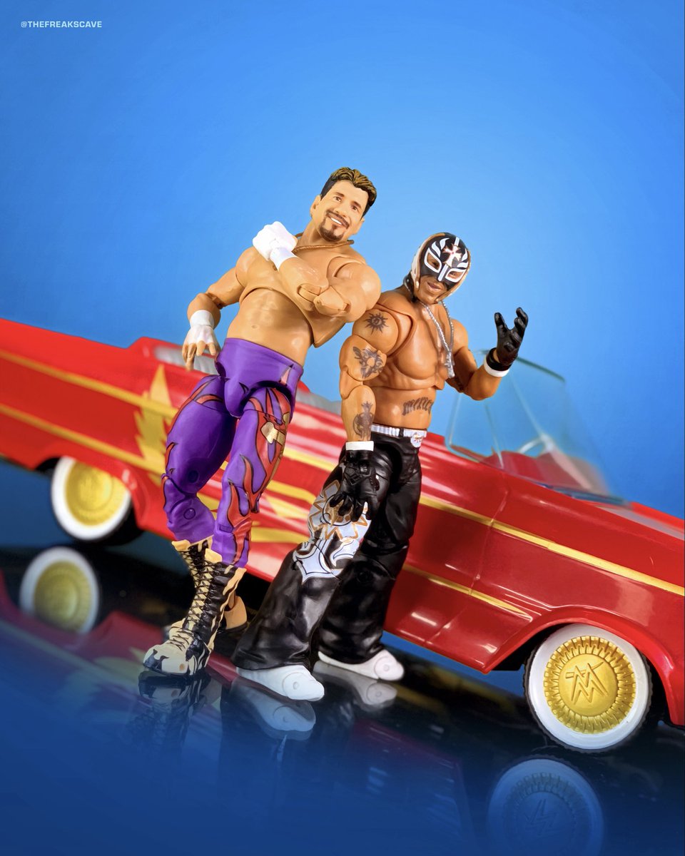 TheFreaksCave_'s tweet photo. VIVA LA RAZA 🇲🇽🔥

Eddie Guerrero &amp; Rey Mysterio Ultimate + Lucha Low Rider.

#WWE #EddieGuerrero #ReyMysterio @RingsideC https://t.co/3PALUV527F