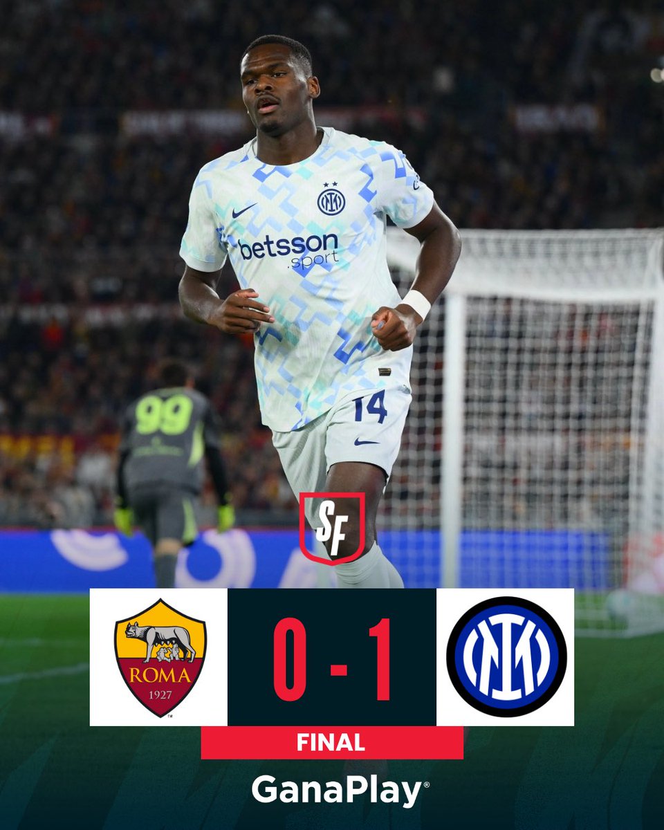 ¡LO GANÓ INTER MILÁN! ⚫️🔵

El Inter Milán venció con marcador de 0-1 a la Roma en condición de visitante.

El gol llegó sobre minuto 4’ del encuentro por parte de Bonny. 

#LoVivimosComoVos