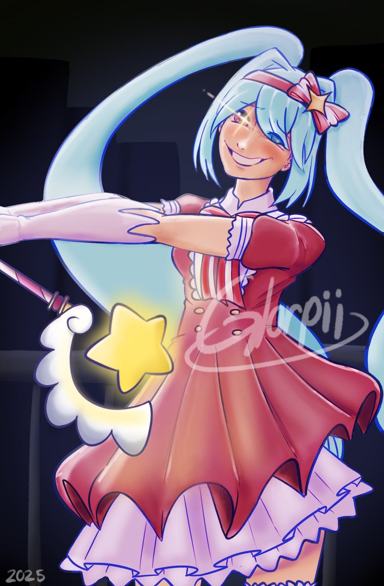 Glorp_ii's tweet photo. Magical girl miku :3
#VOCALOID #art #Miku https://t.co/hDMA0BjiH0