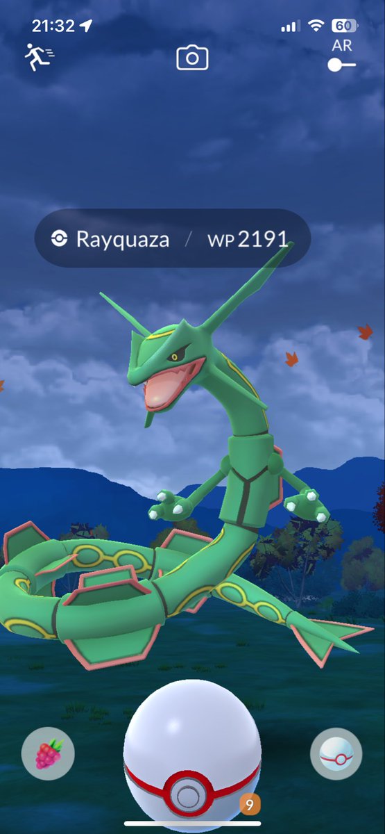 phl250's tweet photo. 💯🐉 Finally caught a 100% IV Rayquaza — 
it’s my favorite Pokémon and i love it! 🐉💚
#Hundo #Rayquaza #PokemonGO https://t.co/RLzgQCxb23