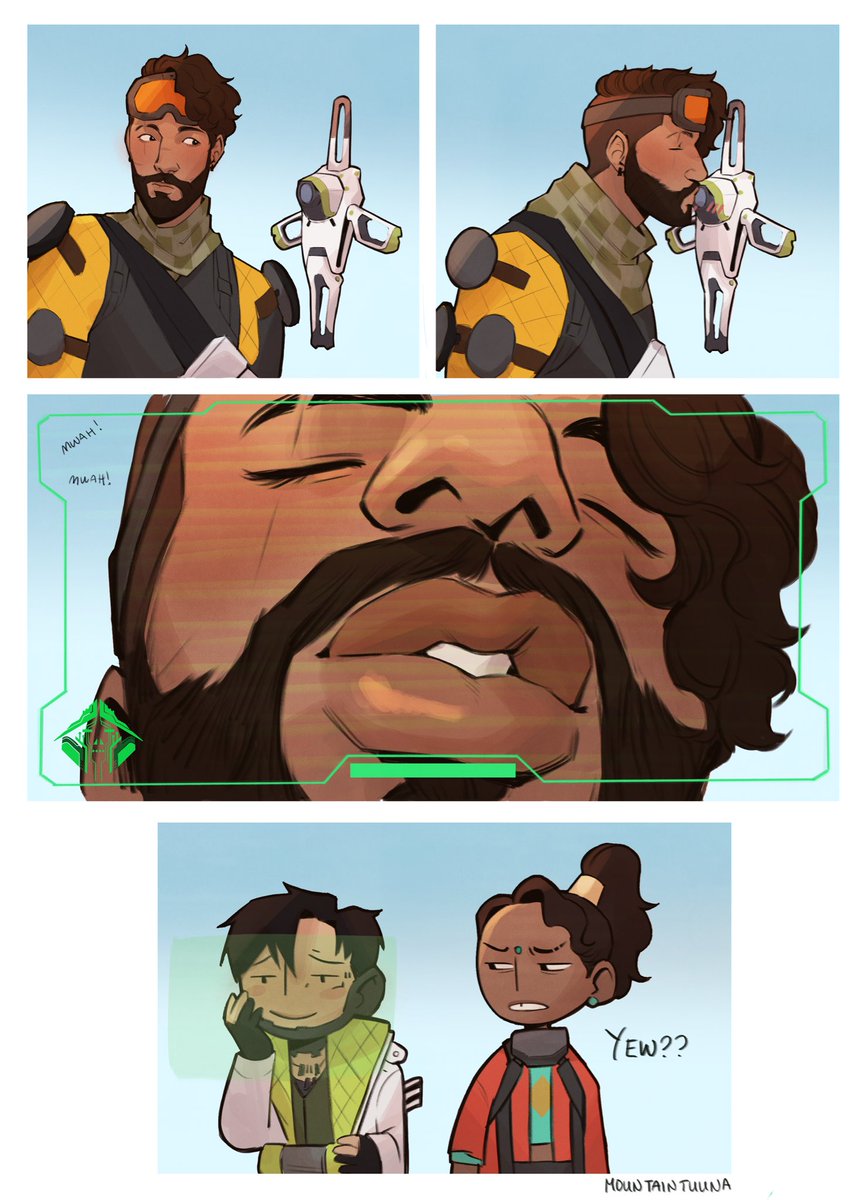 [apex legends] good luck kiss