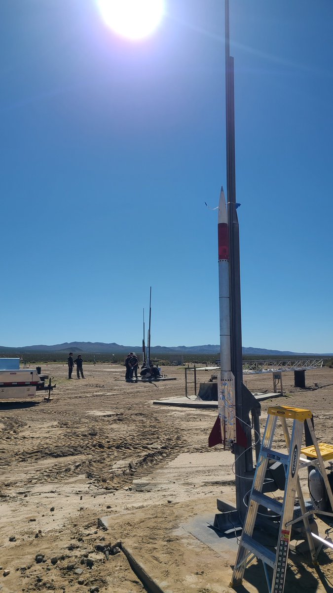 Three teams, three Mojave Sphinxes, three perfect launches in one rack!
