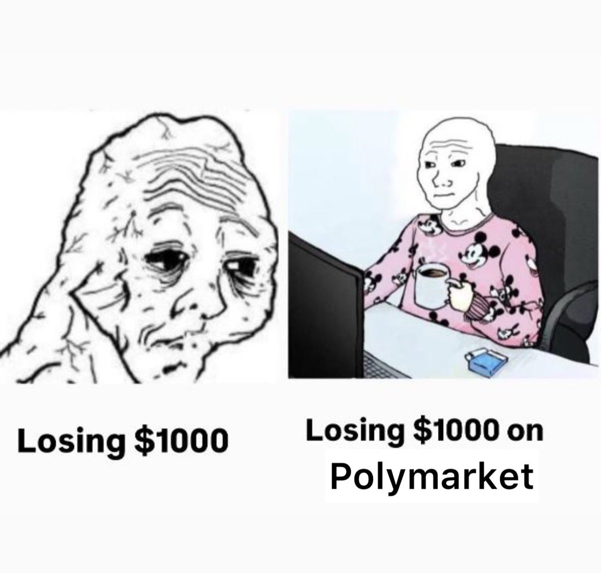 0x_exit's tweet image. Therapist: losses are still losses

Me: but it was on @Polymarket