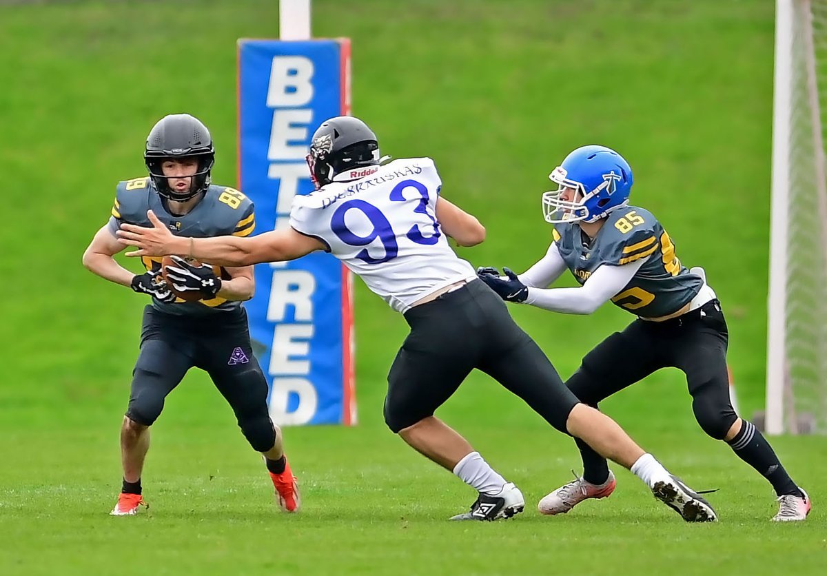 A few more from today's American Football game Scotland U19 v Team North U19 at South Leeds Stadium.