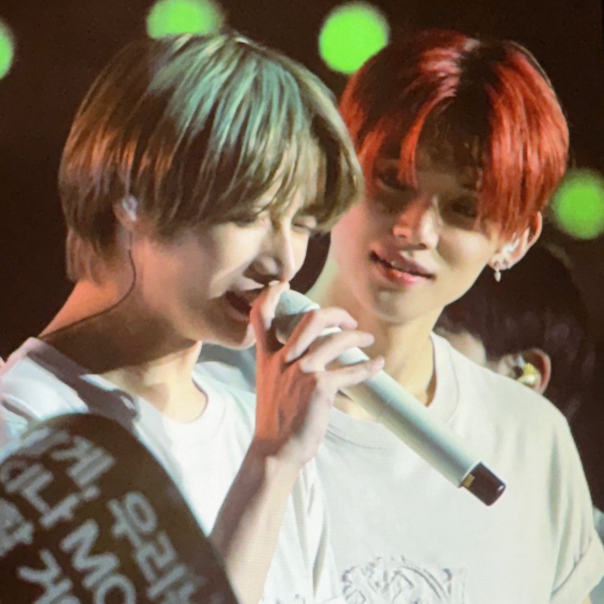 yeonjun looks at beomgyu like he’s never seen anyone more precious