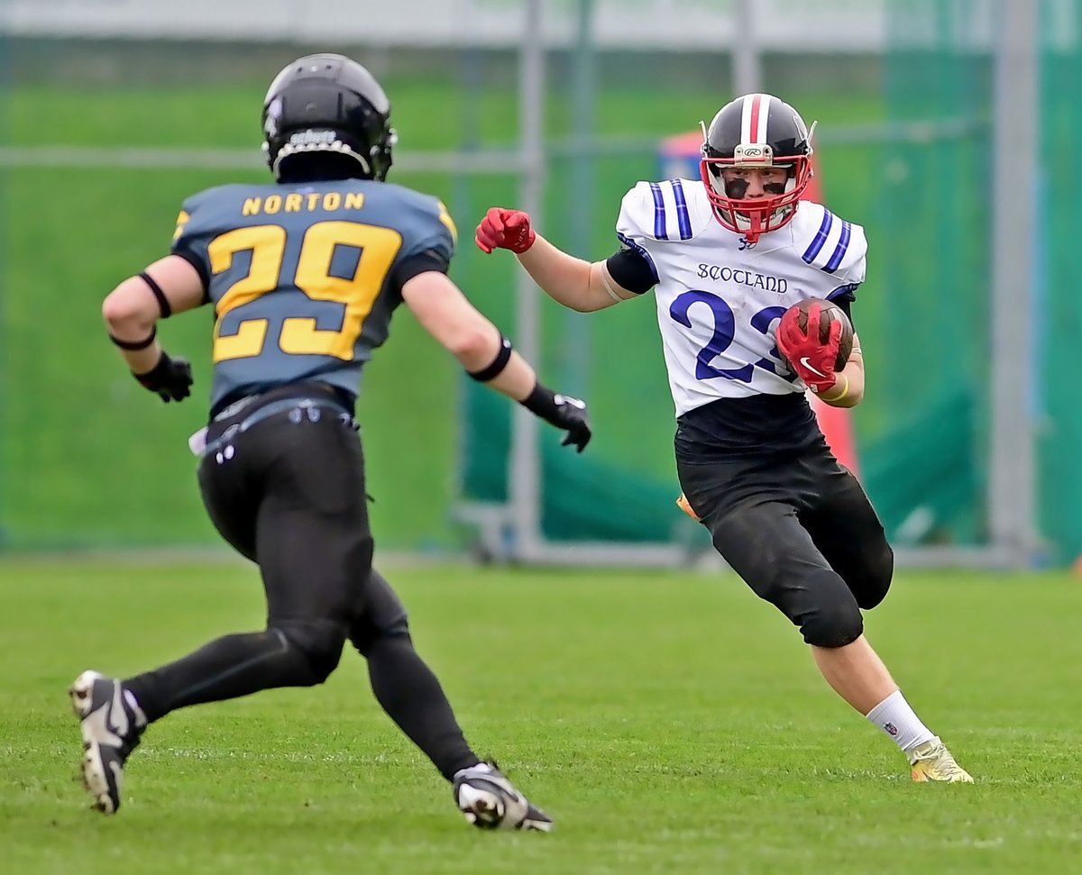 A few from todays American Football game Scotland U19 v Team North U19 at South Leeds Stadium.