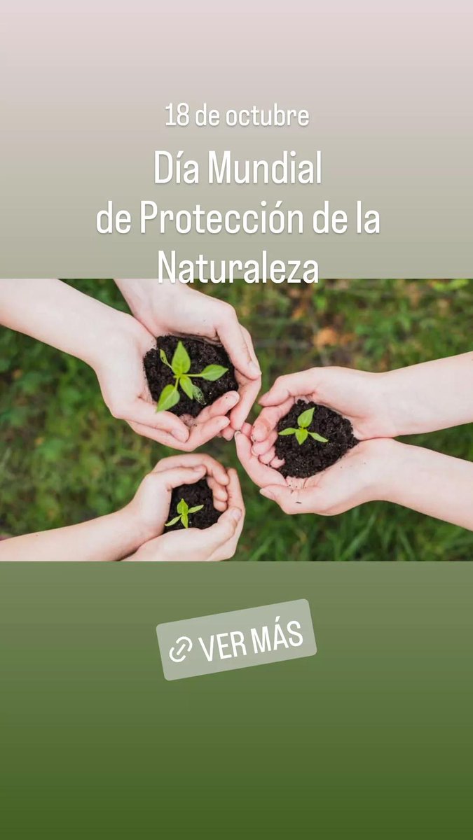 lalalaveganoyc's tweet image. 📅18 de octubre 
.
.
Día Mundial de Protección de la Naturaleza 
.
.
Concientizá.
Hacete vegan.
Por los animales.
Por el 🌎.
.
Lo que hacemos a diario impacta en él.
.
.
#DiaMundialDeProteccionDeLaNaturaleza #ProteccionDeLaNaturaleza #WorldNatureConservationDay #GoVegan