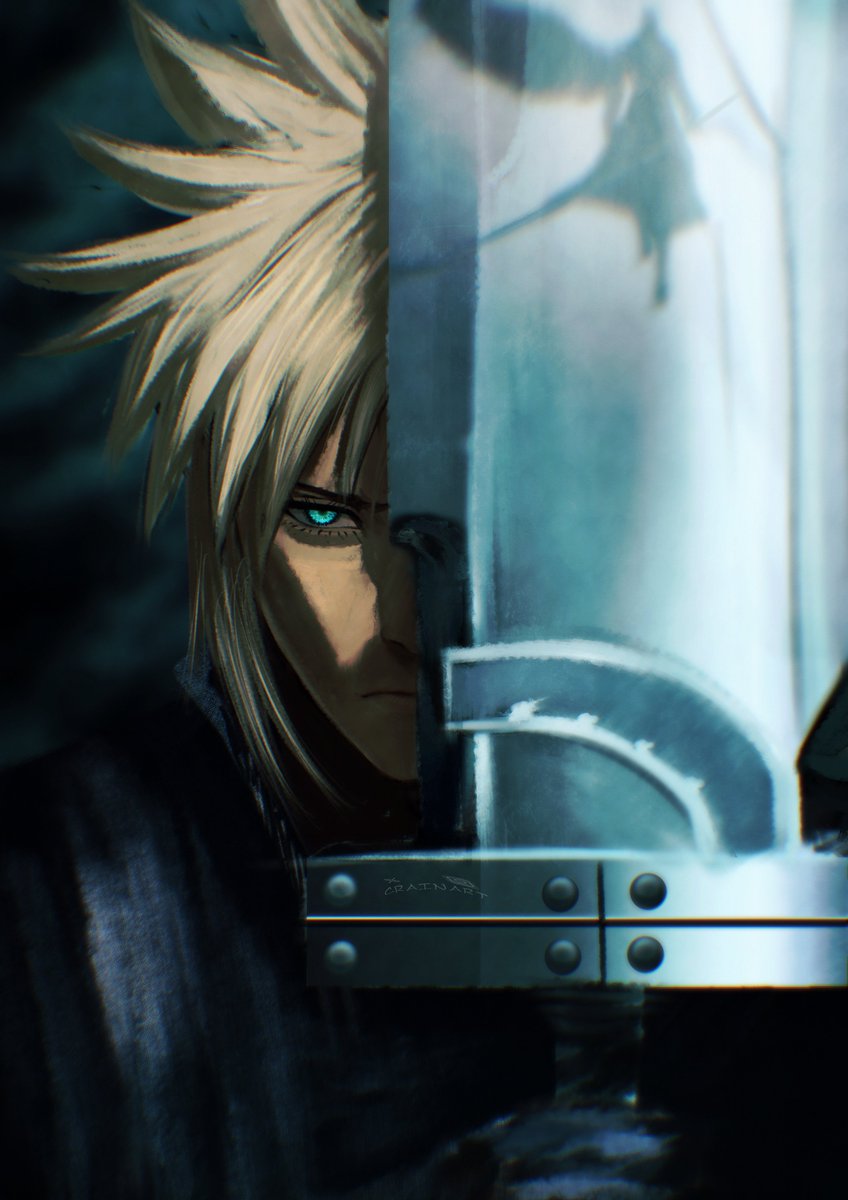 Crain1Art's tweet image. Cloud &amp;amp; Sephiroth