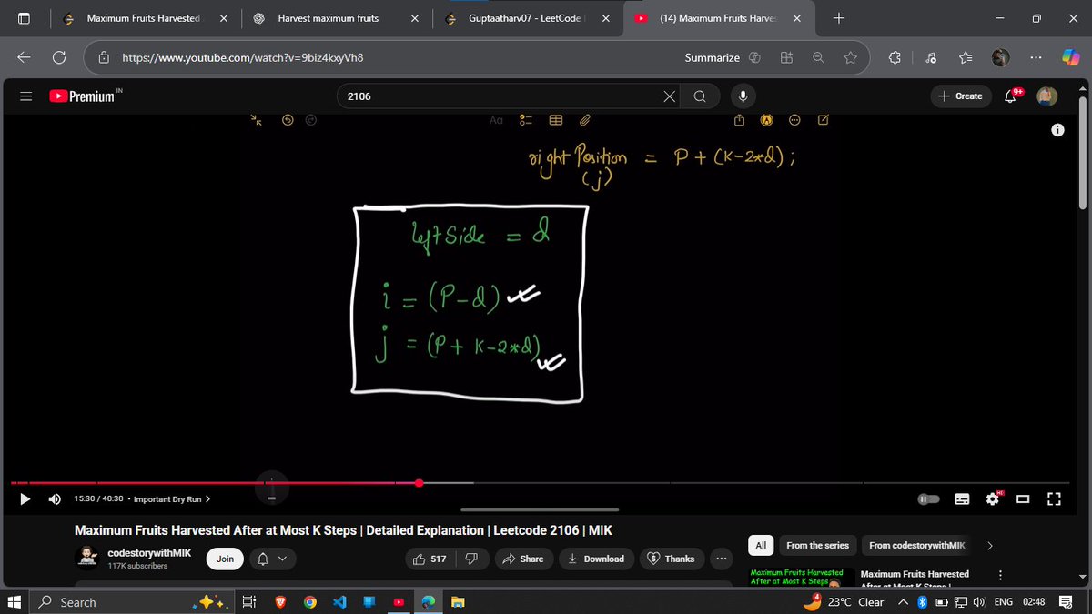 guptaAtharv07's tweet image. Day 27 of #100DaysOfCode ✅
The day was full of guilt... Even after staying home all day, I found tons of excuses not to study.
Completed functions from the doc and started with OOPs. Also tried solving Q2106 on LeetCode.
