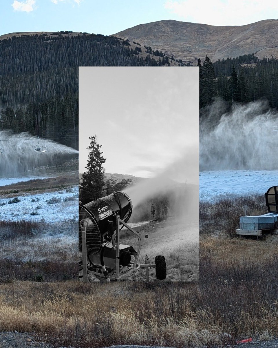 If you haven't heard, white is in style now #fallisover #newlift7 #lovelandskiarea