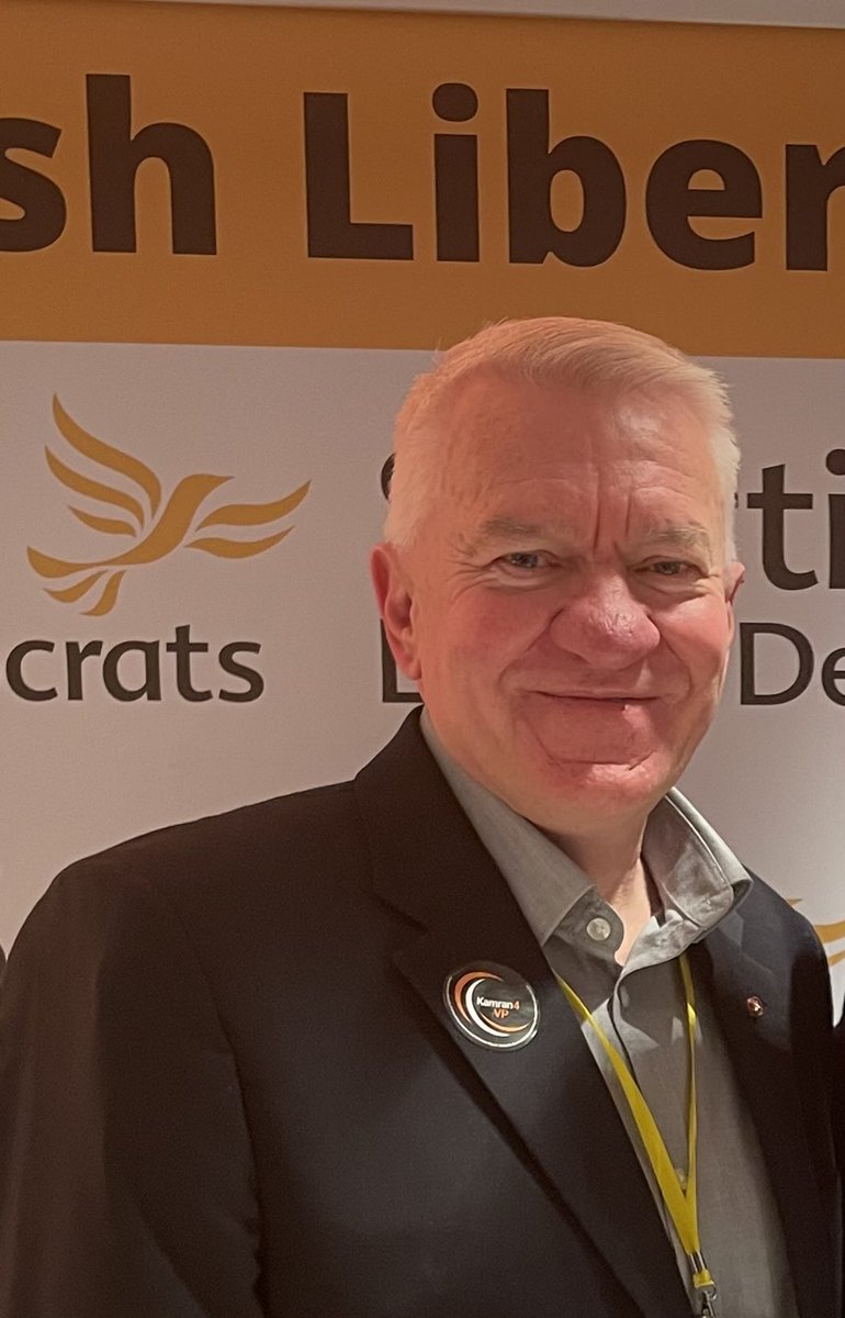 BordersRayLD's tweet image. great day at @scotlibdems Conference in Glasgow - busy, buzzing and energised for next year’s election! I was pleased to support my friend @kam_hussain5 campaigning to be Vice-President of @LibDems #Kamran4VP &amp;amp; catch up with @duncdunlop 🔶