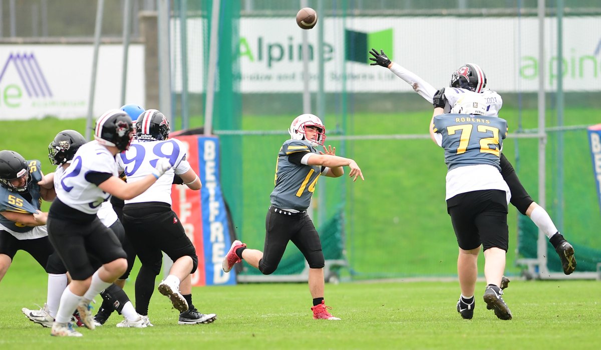 A few more from today's American Football game Scotland U19 v Team North U19 at South Leeds Stadium.