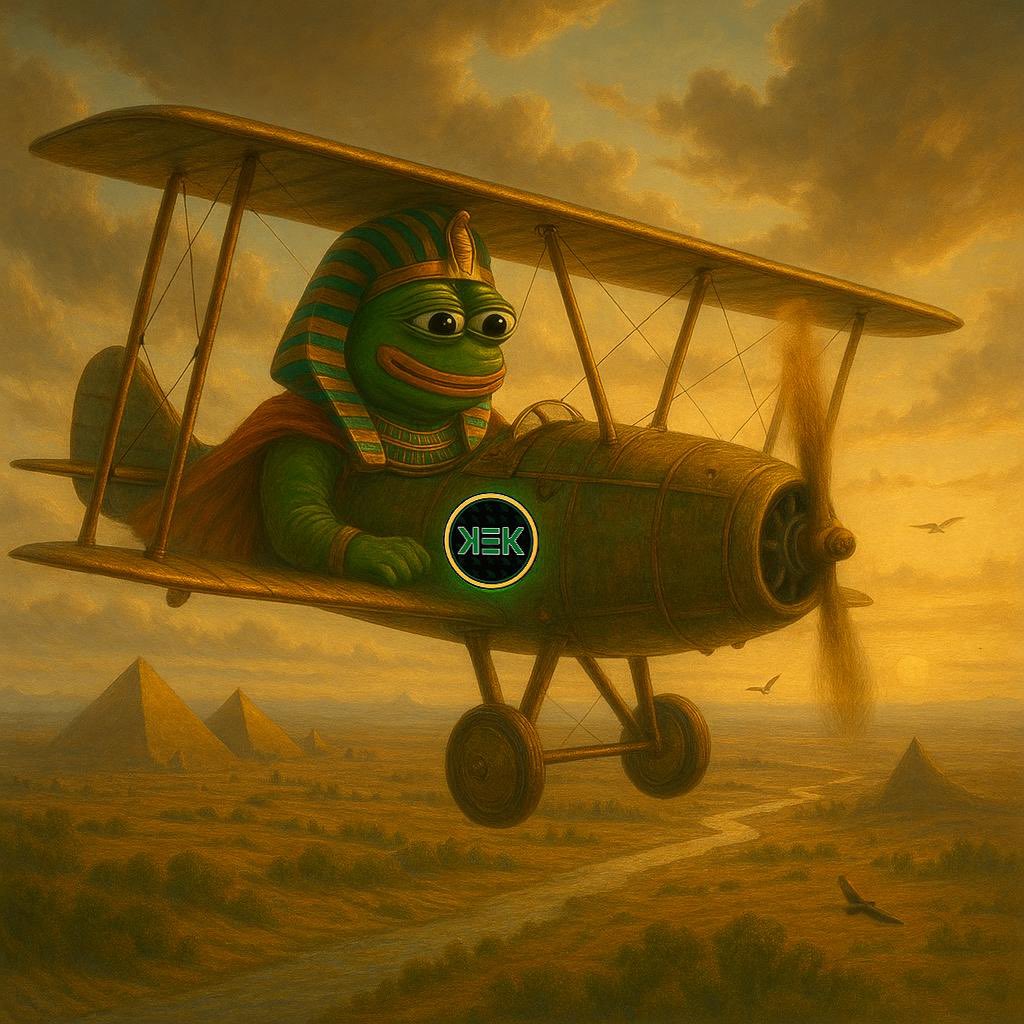 Flying high in Kekistan. 

Higher for the future of $KEK