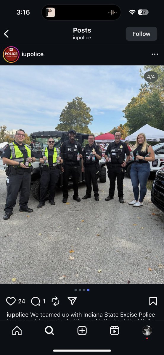 Indiana State Excise Police tweet media