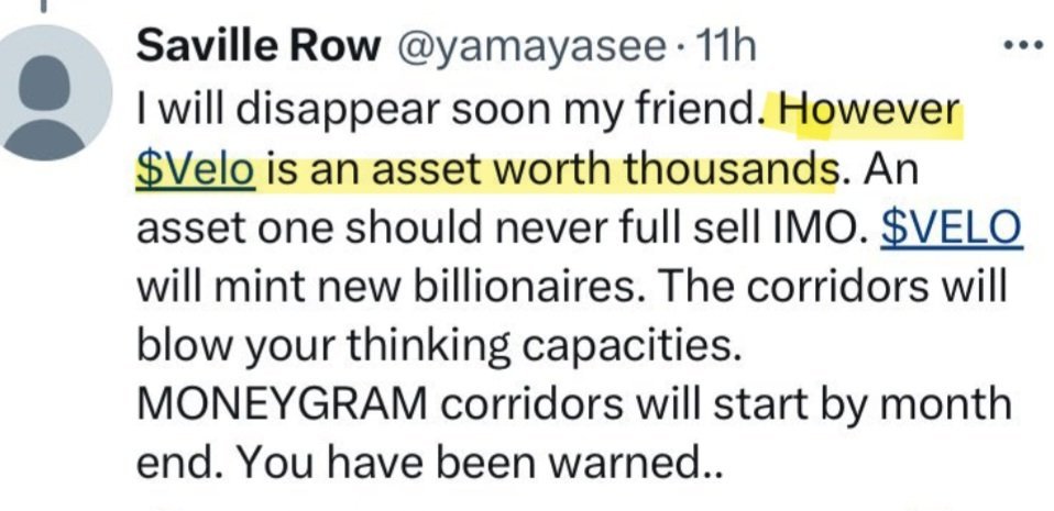 wideopentruth's tweet image. Yet, so that you truly see the grand plan and the genius of @veloprotocol's DRS system, as i explained recently, issuers will be protected even if tokenizing fiat currencies that will all devalue in the end and their value will be transferred to $velo in the process.

That's how…