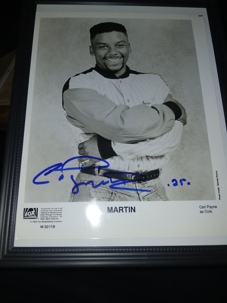 Met Carl Payne aka Cole from Martin and Cockroach from The Cosby Show last night!!!