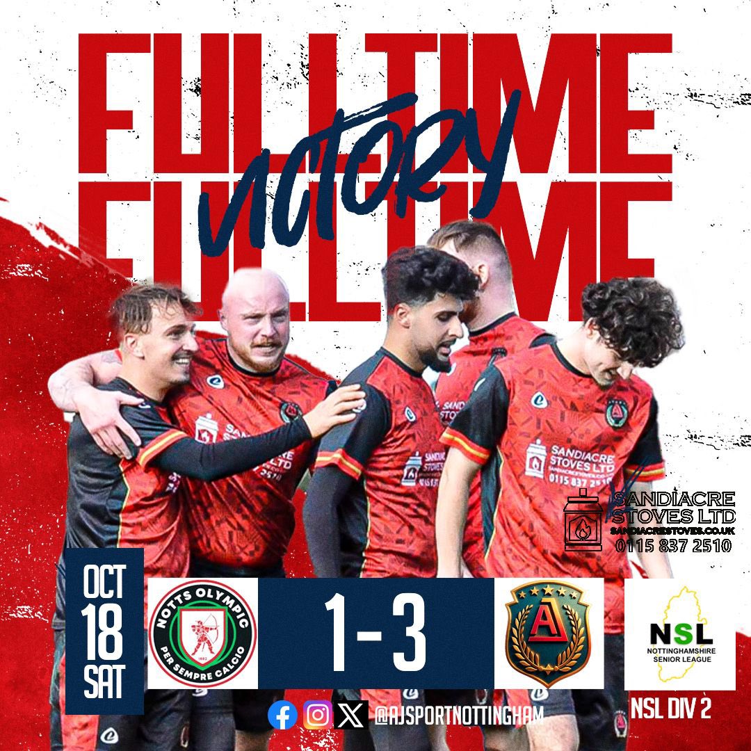 Was definitely the luck of the Irish today with ⚽️⚽️ from Oisin and ⚽️ from Derek to come out 3-1 winners V <a href="/NottsOlympic/">Notts Olympic</a> Reserves. Thanks for the game lads, great banter as always and we’ll see you at ours soon⚽️👊🏼

<a href="/EuroSoccerCo/">Euro Soccer Company</a> <a href="/NottsSeniorLge/">Nottinghamshire Senior League</a>