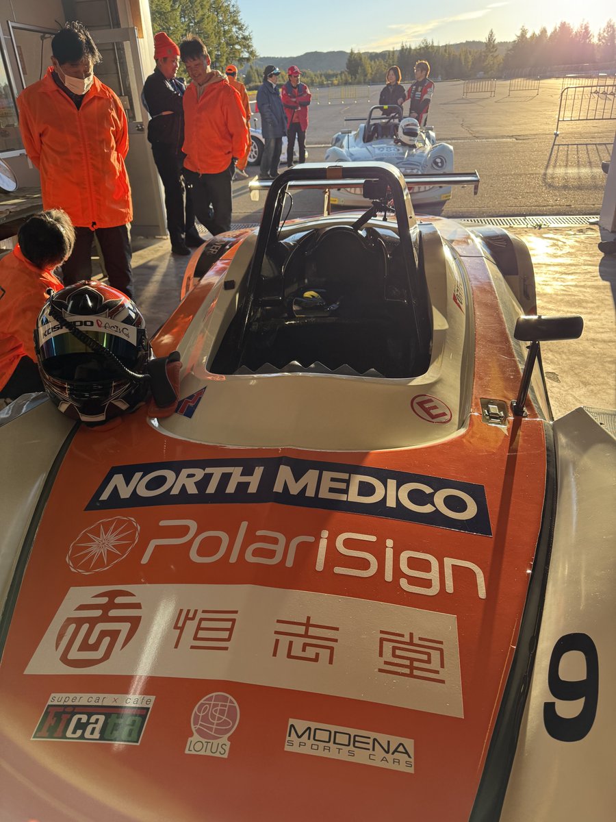 車検にやってきました！
この辺りから気分が上がってまいります！

#KoshidoRacing
#北海道クラブマンカップ
#最終戦
#予選9時00分
#決勝11時30分
#Youtubeライブやります