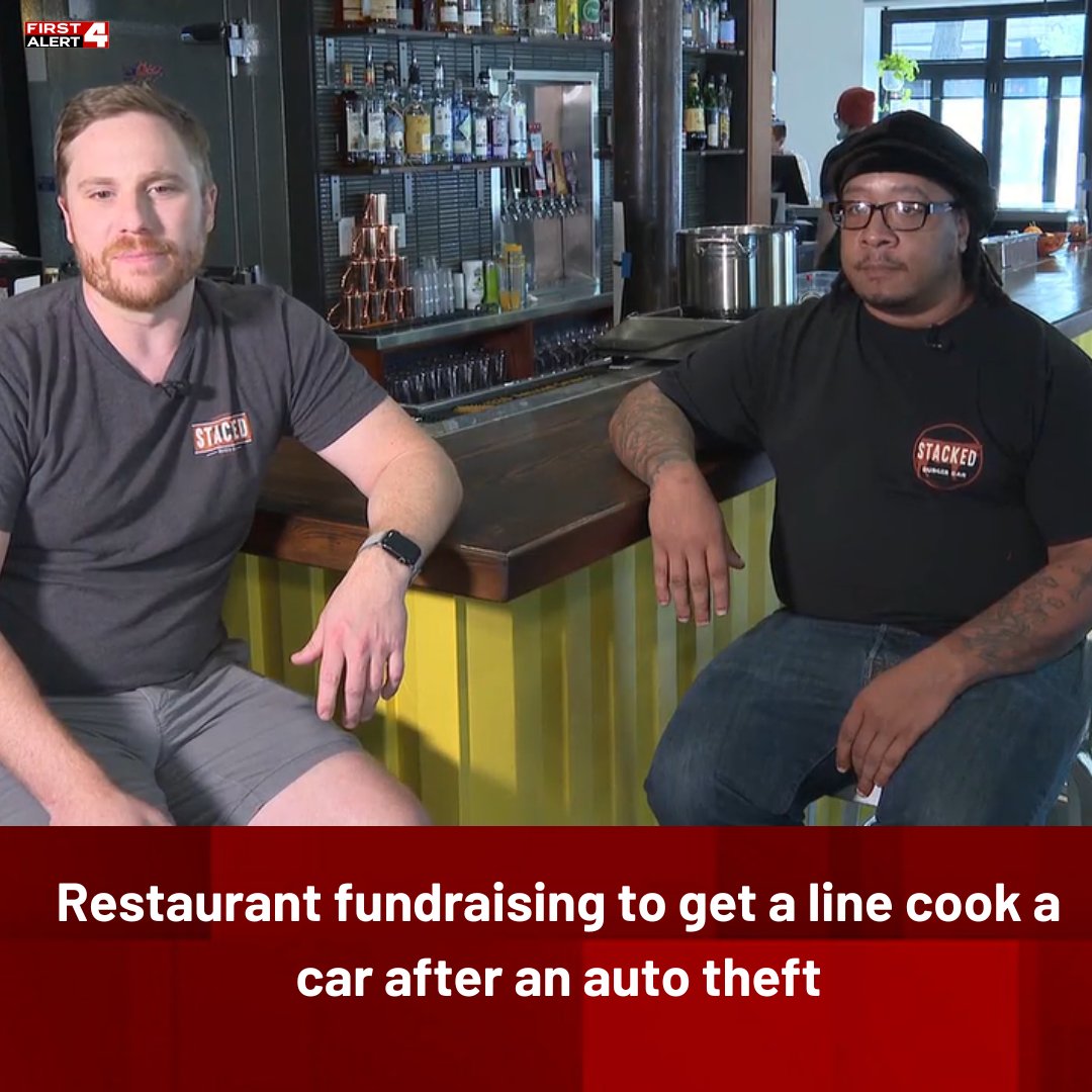 A St. Louis line cook is working to get by without his car after it was stolen last month while he was working. Now, the restaurant where he works is trying to get him a ride again. firstalert4.com/2025/10/18/res…