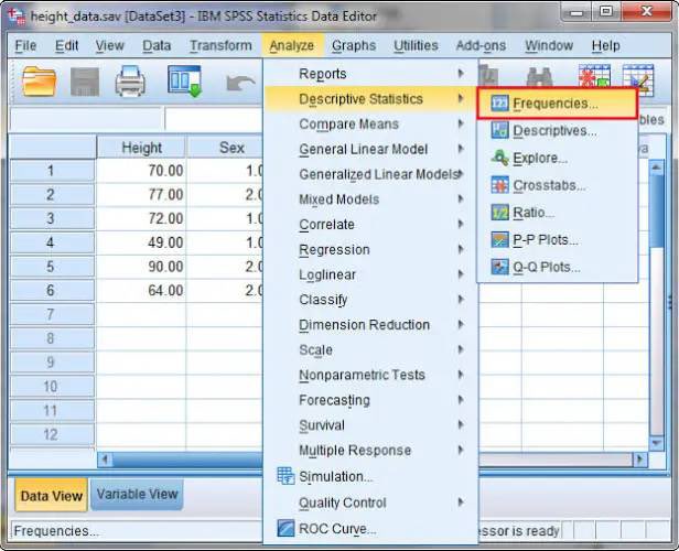 mrym_data's tweet image. 📊 كيف تحلل استبيانك بسهولة باستخدام SPSS
1️⃣ افتح ملف البيانات في SPSS وقم بتنسيق المتغيرات بشكل صحيح (رقمي، نصي).
2️⃣ اذهب إلى قائمة Analyze (تحليل) واختر نوع التحليل المطلوب:
للحصول على المتوسطات Descriptive Statistics (الإحصاءات الوصفية) والنسب.
لفحص العلاقات بين المتغيرات…
