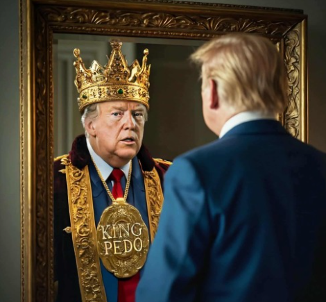 The only thing he's a king of.