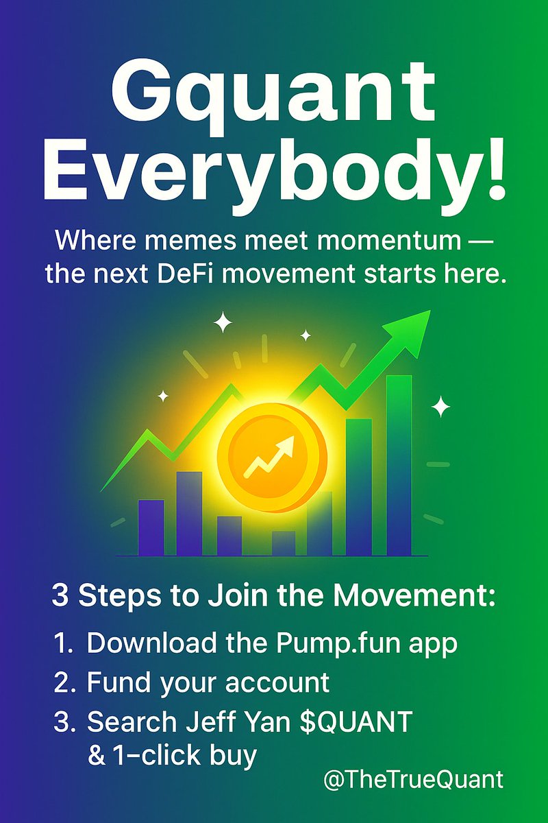 Gquant Everybody!

Onboard everyone on chain!

Hyperliquid Pumpfun Quant Kalshi Polymarket
