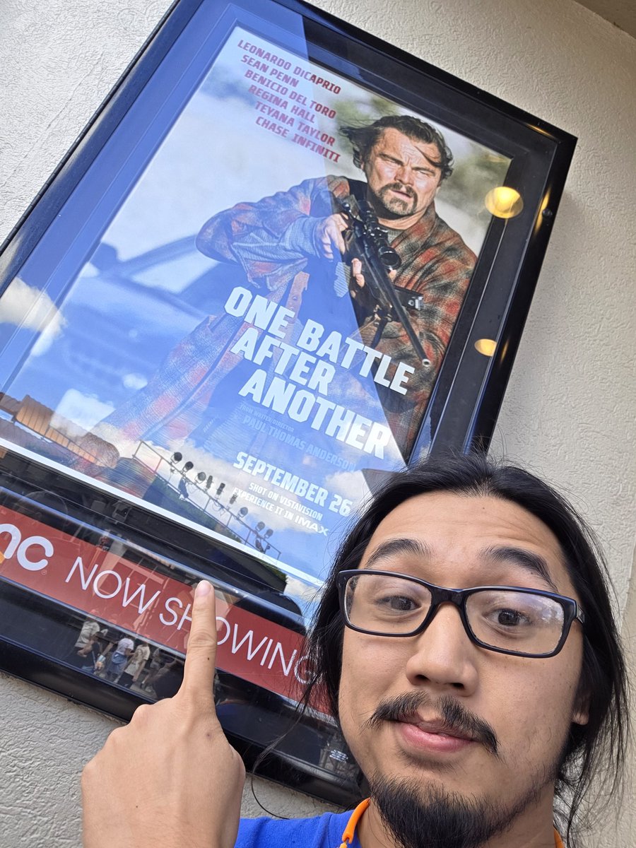 Damn!! 
Y'all NEED to see One Battle After Another in the theaters! 
I was consistently invested from beginning to end and can easily tell it's one of the TOP BEST movies of the year!