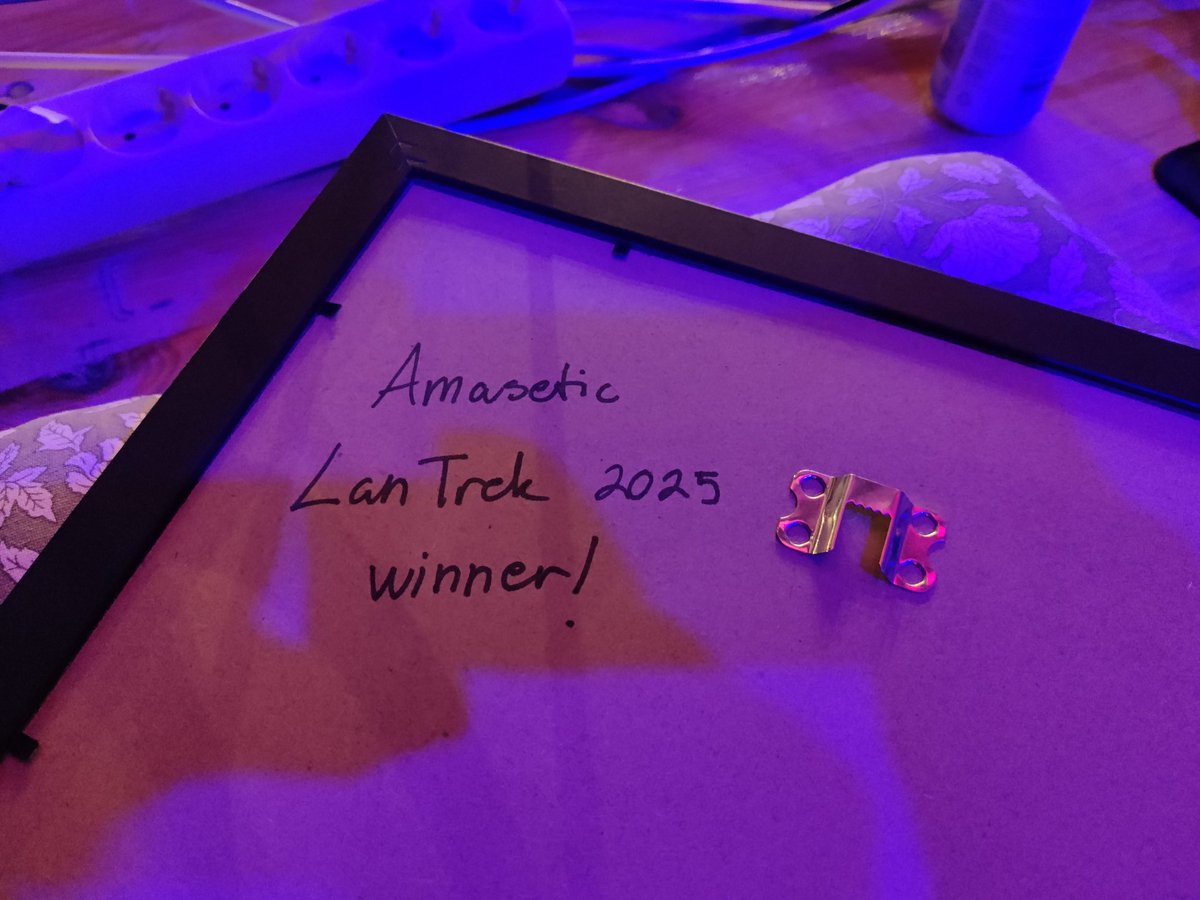 Ameistic's tweet image. LanTrek osu! tourney winner for the 2nd year in a row!