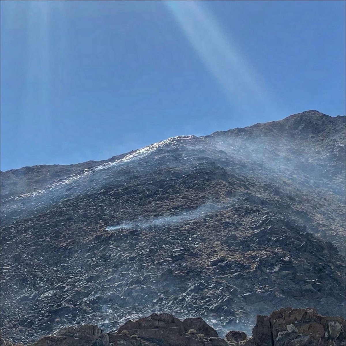 🚨 Brush Fire Update – Palm Springs
A brush fire is burning off Hwy 111, about 1 mile north of Gateway. The fire has now been mapped at approximately 11 acres on the mountain slope. Forward progress has been stopped.

Fire crews remain on scene with aircraft support.