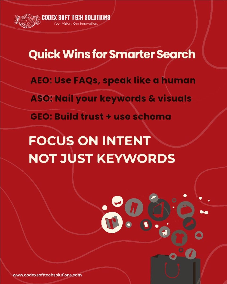 codexsofttechs_'s tweet image. SEO isn’t just about ranking #1 anymore it’s about visibility, value & user experience. 🚀
#SEO #DigitalMarketing #CodexSoftTechSolutions #BusinessGrowth